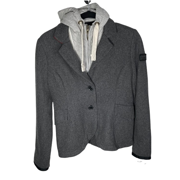Superdry Jackets & Blazers - Superdry Tailoring Wool Blend Jacket Medium Gray